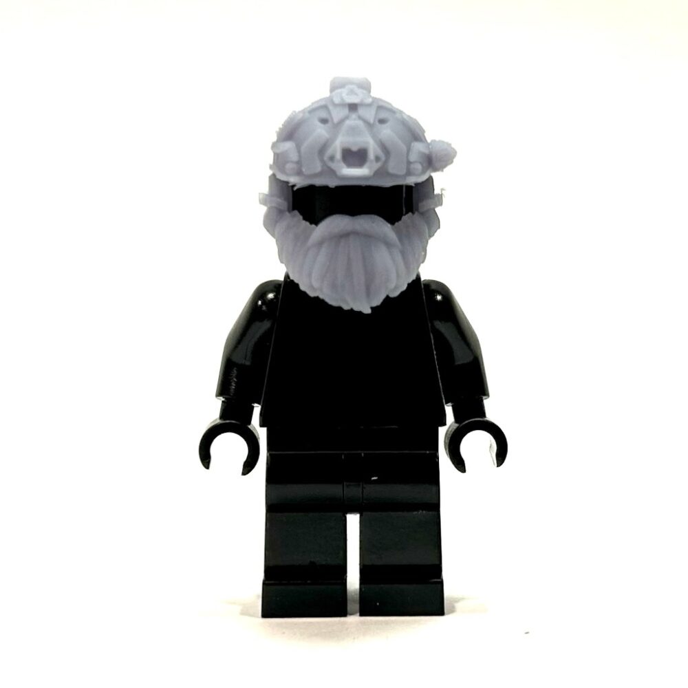 BrickRaidz SF helmet with beard v1 for Minifigures
