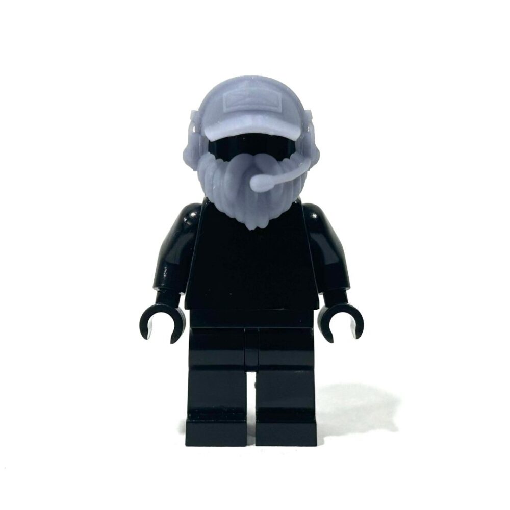 BrickRaidz Cap with beard v1 for Minifigures BrickRaidz Cap with beard v1 for Minifigures
