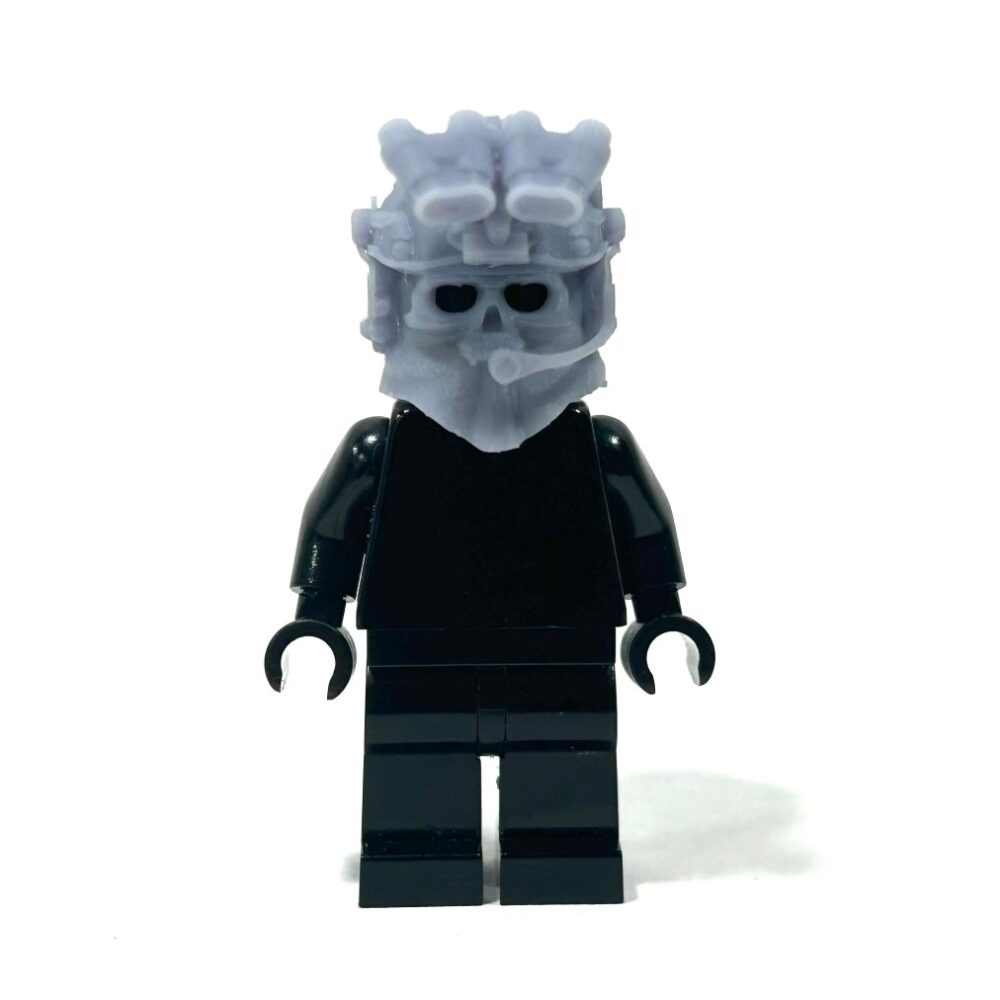 BrickRaidz fast helmet with ghost mask for Minifigures