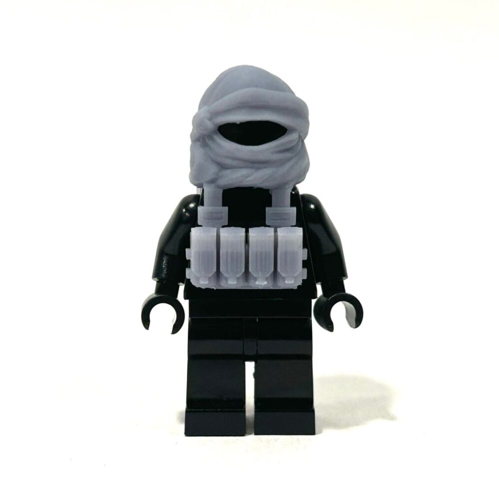 BrickRaidz Bad guy vest v2 for Minifigures