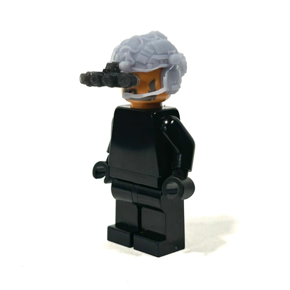 BrickRaidz flippable NVG Helmet KSK for Minifigures BrickRaidz flippable NVG Helmet KSK for Minifigures
