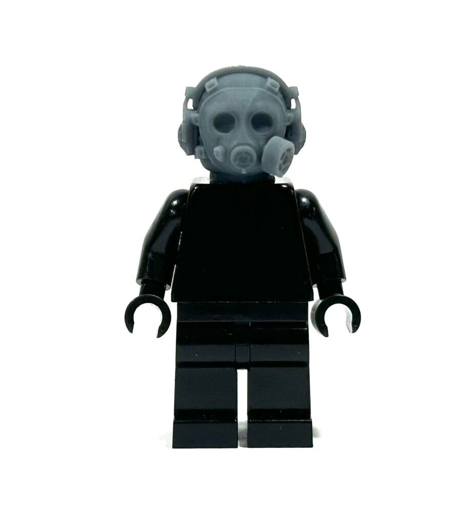 BrickRaidz complete gasmask head v4 for Minifigures