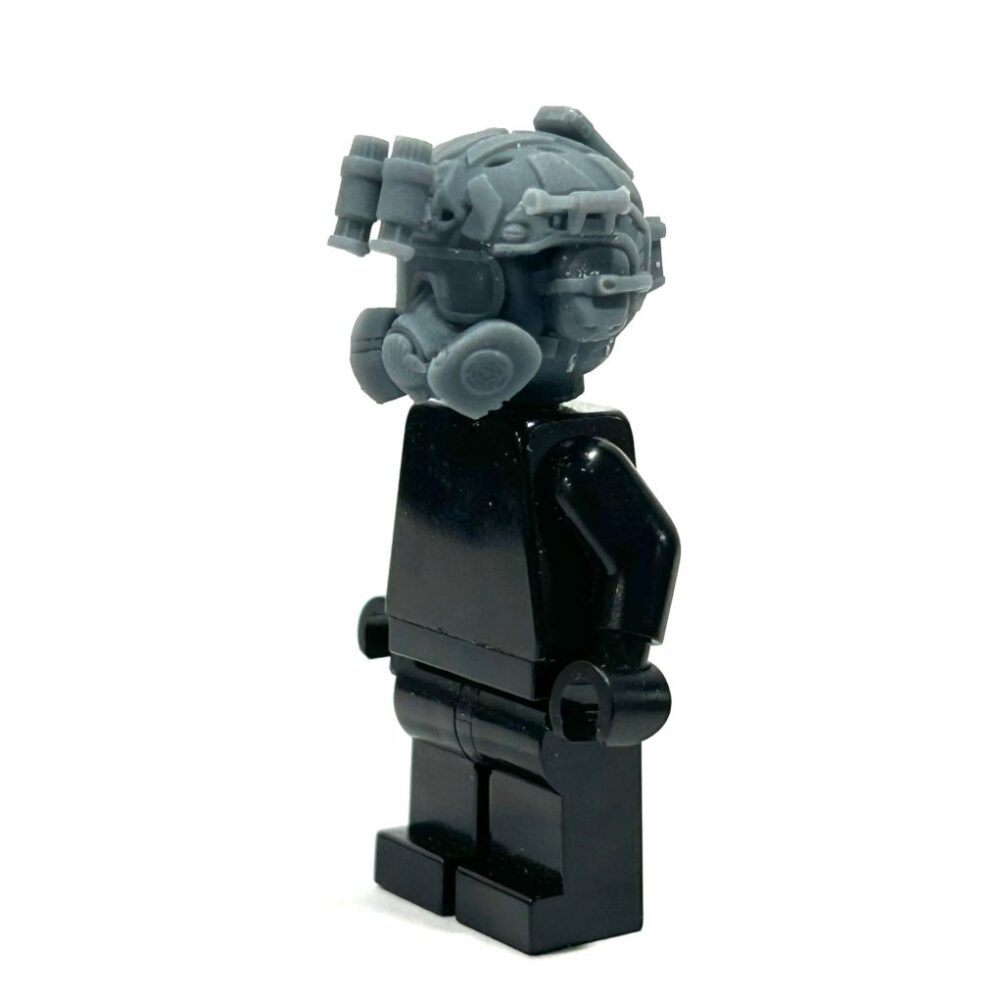 BrickRaidz complete gasmask head v5 for Minifigures
