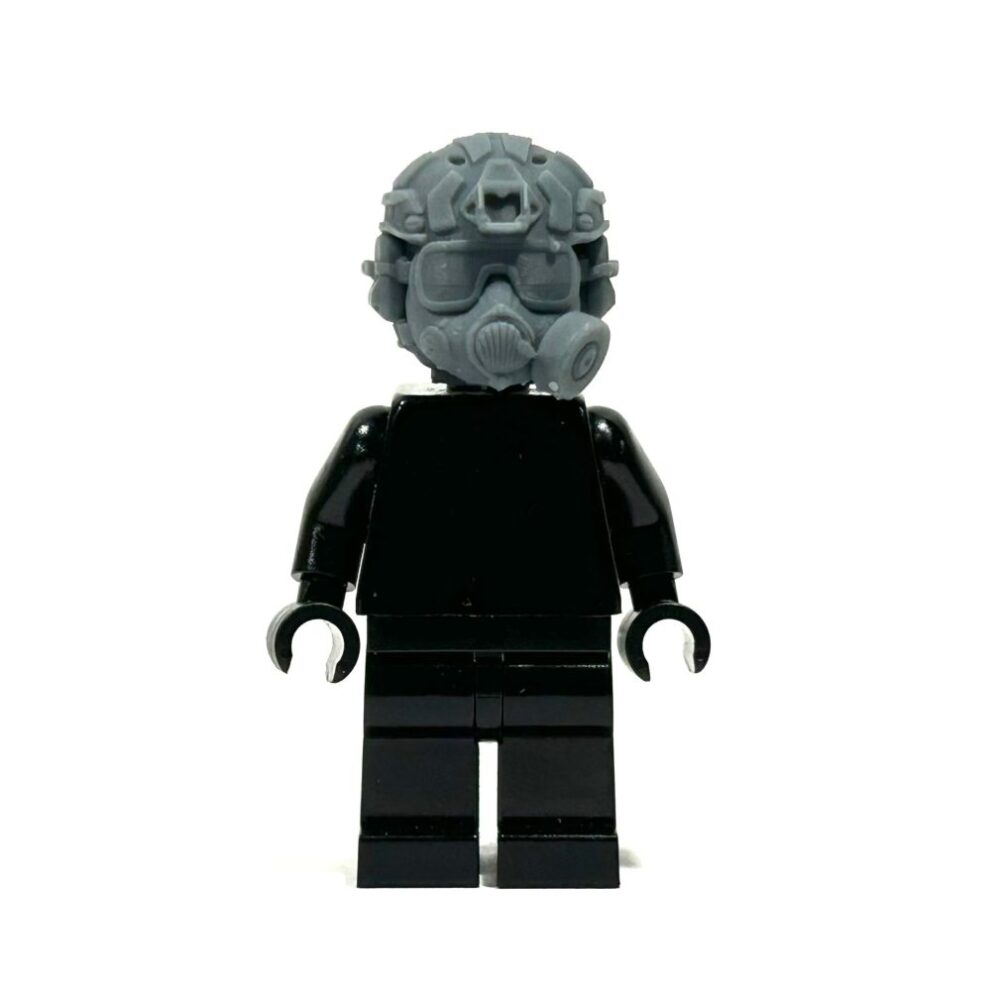 BrickRaidz complete gasmask head v6 for Minifigures