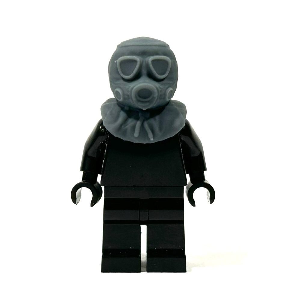 BrickRaidz complete Irak Gasmask head for Minifigures
