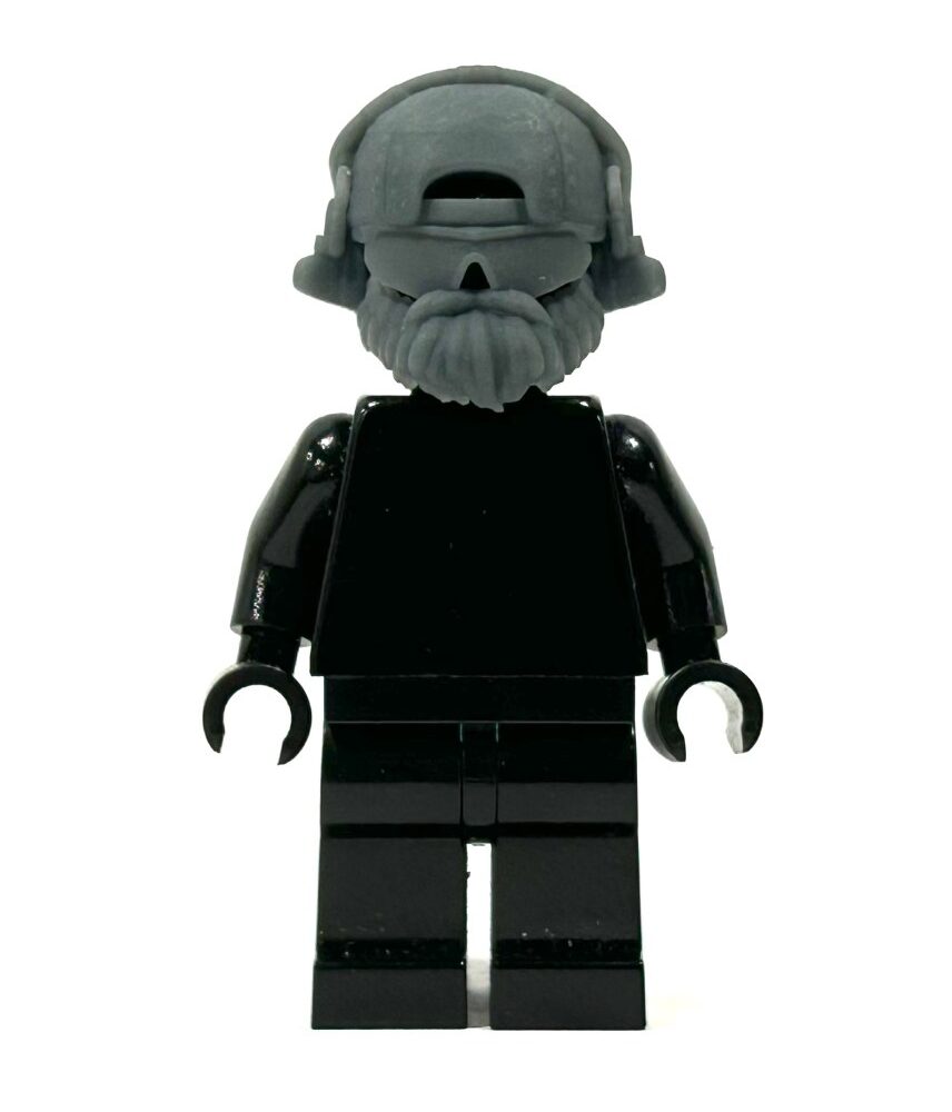 BrickRaidz Cap with beard v2 for Minifigures