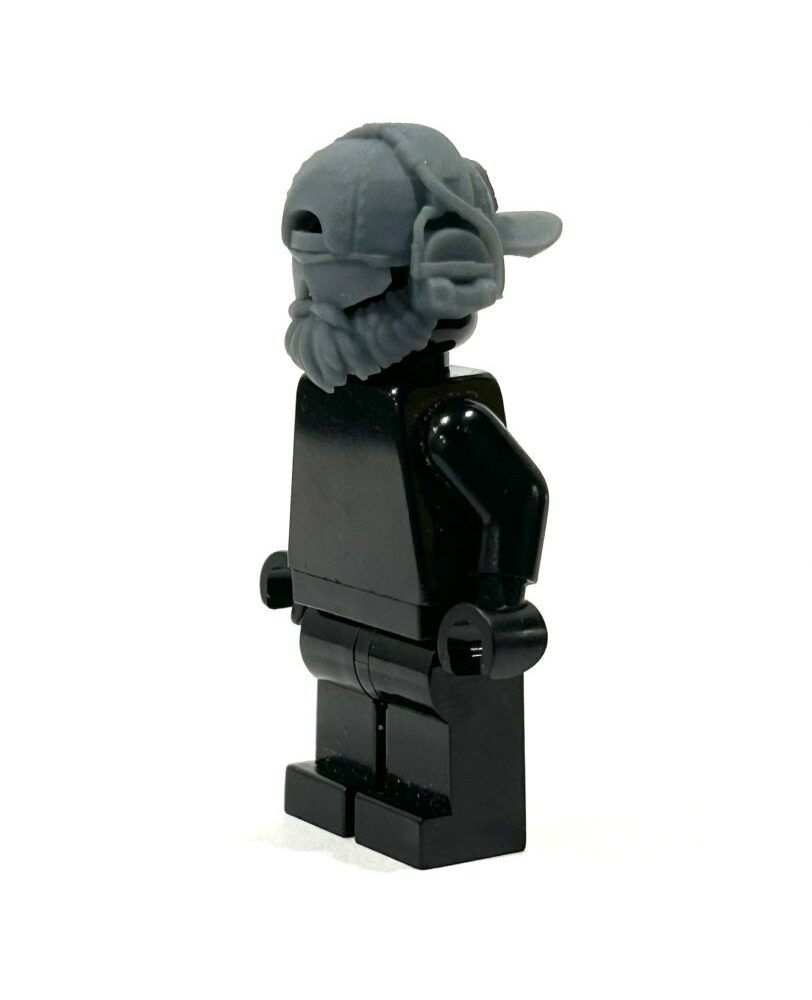 BrickRaidz Cap with beard v2 for Minifigures BrickRaidz Cap with beard v2 for Minifigures