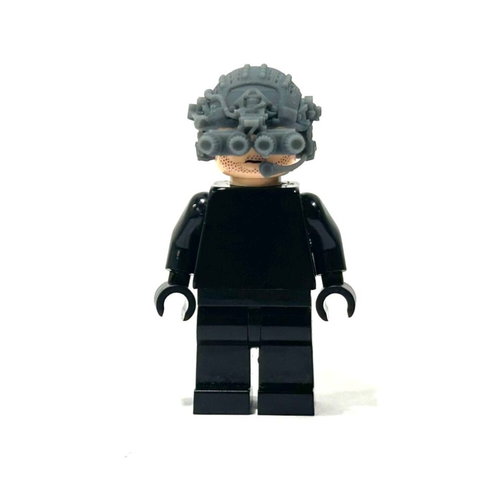 BrickRaidz CP Airframe helmet v5 for Minifigures