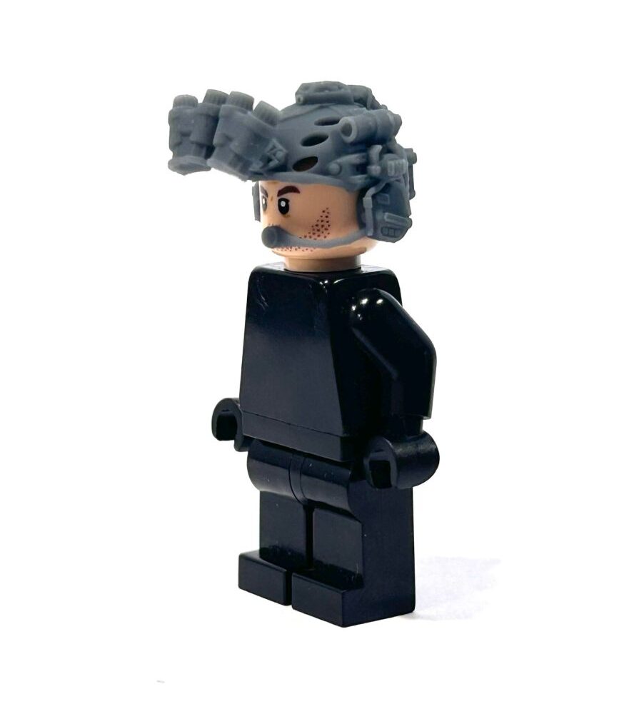 BrickRaidz COD Ghost helmet v3 for Minifigures