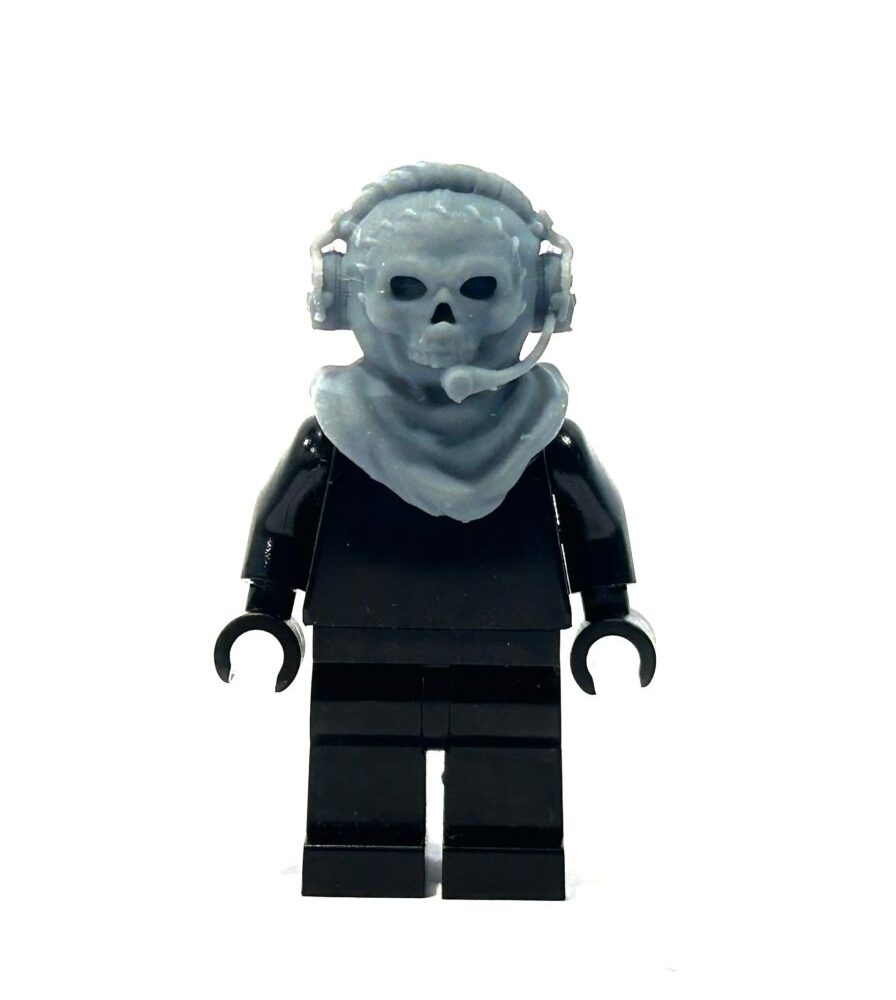 BrickRaidz COD Ghost head v2 for Minifigures BrickRaidz COD Ghost head v2 for Minifigures