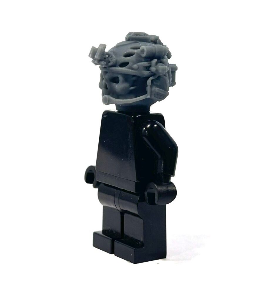 BrickRaidz COD Ghost head v3 for Minifigures
