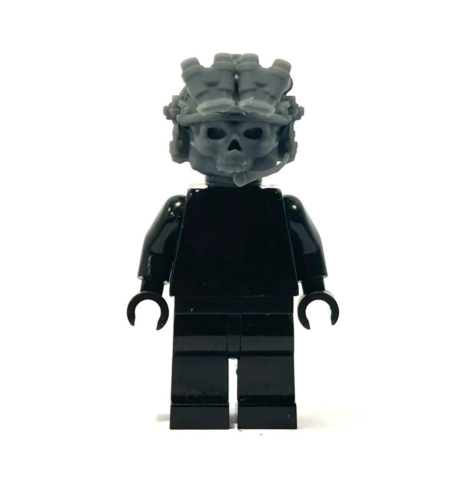 BrickRaidz COD Ghost head v4 for Minifigures BrickRaidz COD Ghost head v4 for Minifigures