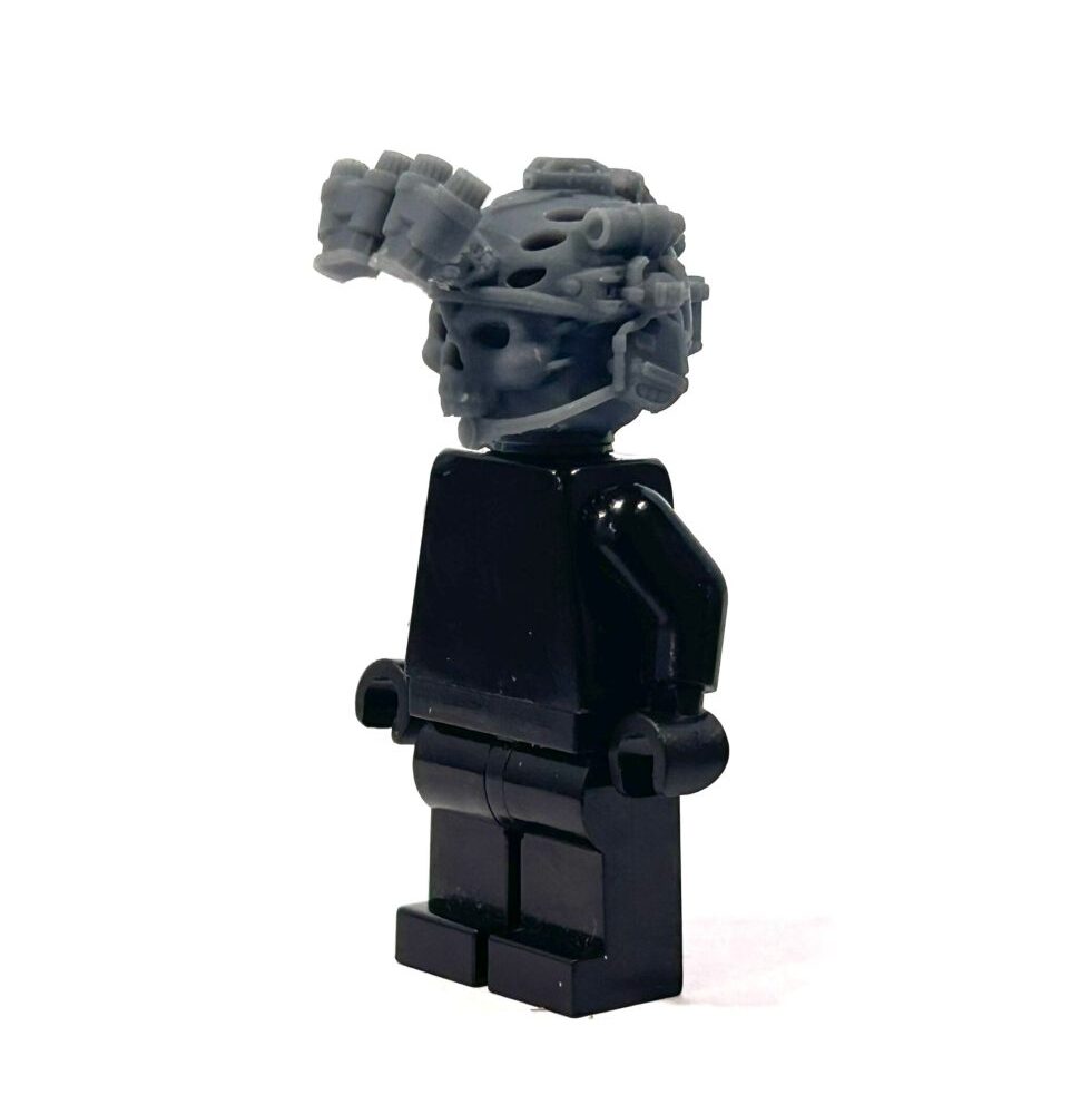 BrickRaidz COD Ghost head v4 for Minifigures