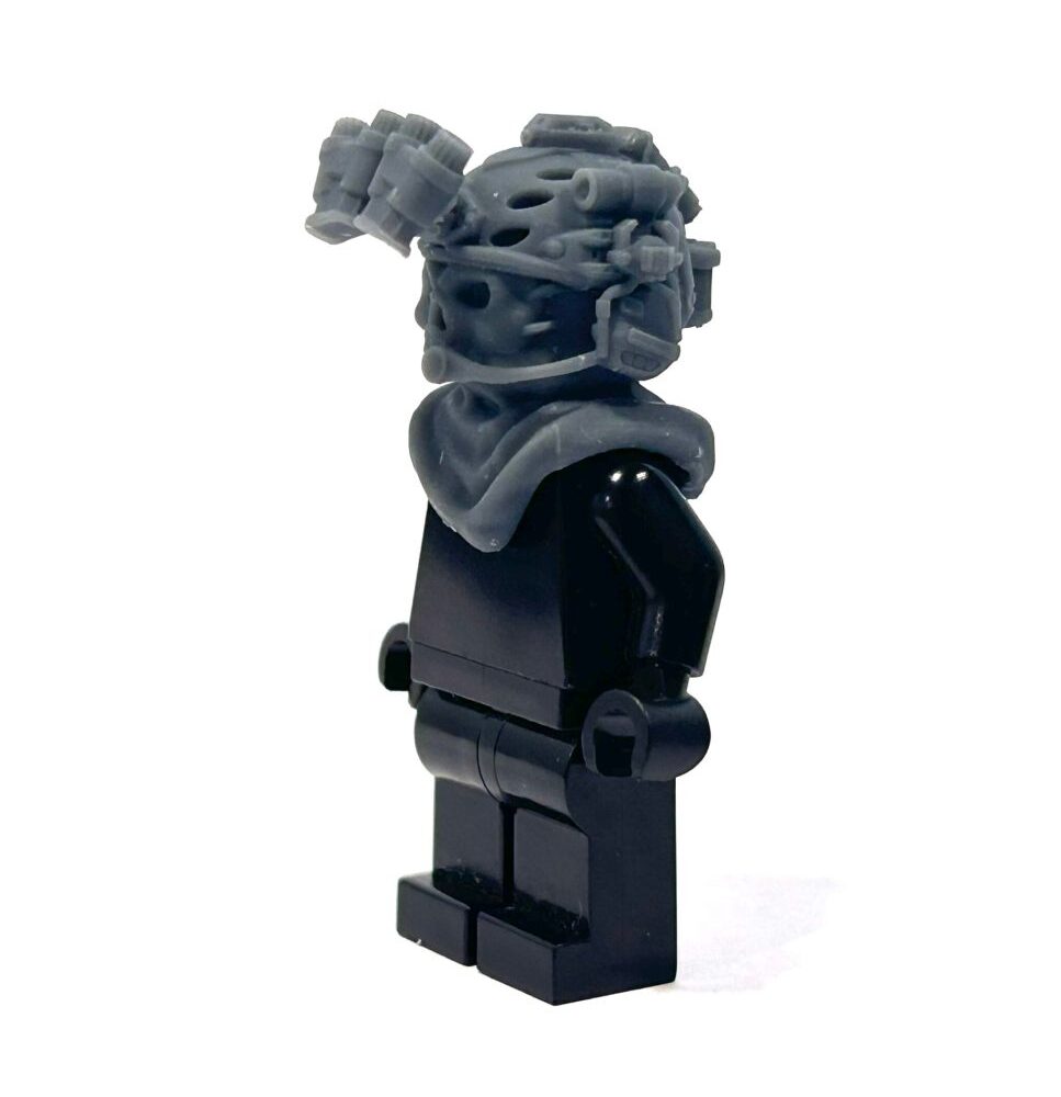 BrickRaidz COD Ghost head v6 for Minifigures