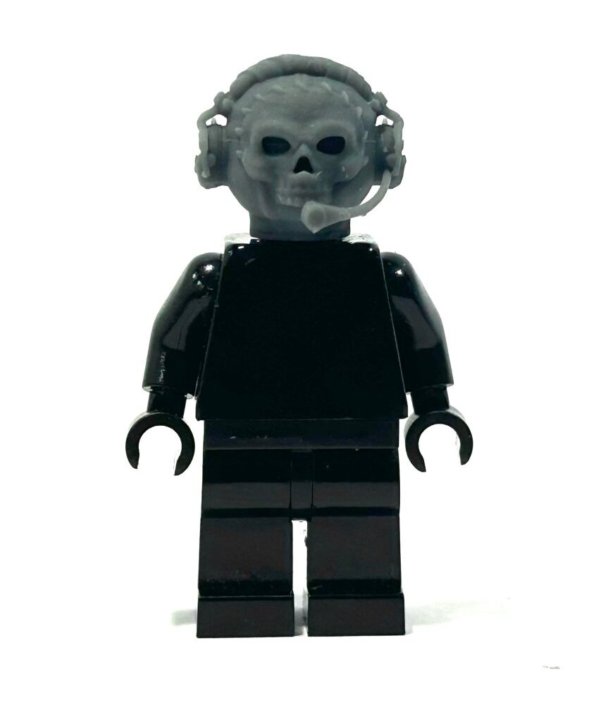 BrickRaidz COD Ghost Head v1 for Minifigures