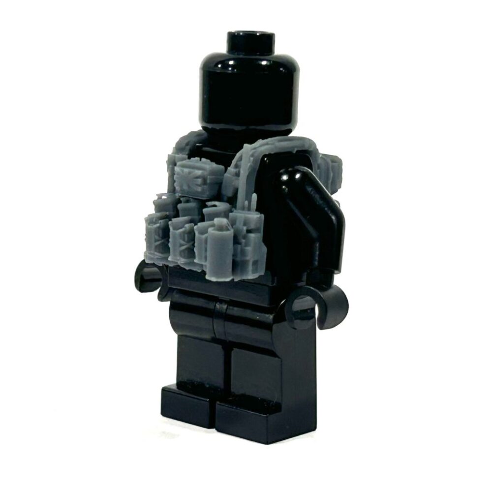 BrickRaidz COD Ghost vest v2 for Minifigures BrickRaidz COD Ghost vest v2 for Minifigures