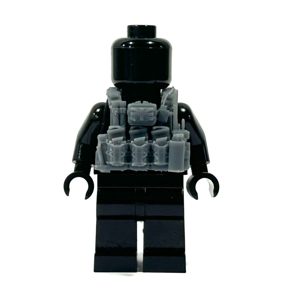 BrickRaidz COD Ghost vest v2 for Minifigures