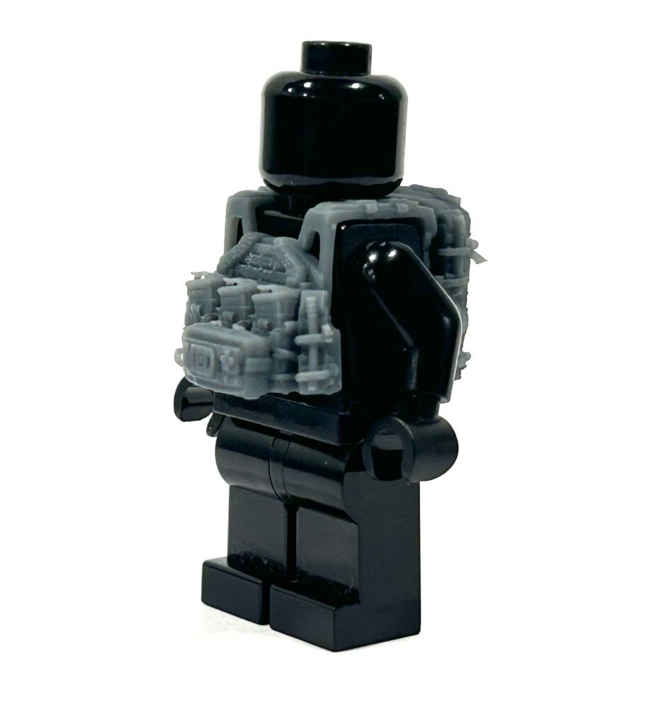 BrickRaidz Tactical DA Plate carrier v5 Medic for Minifigures
