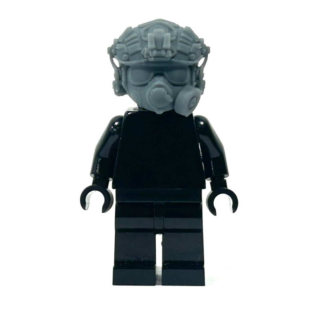 BrickRaidz complete gasmask head v8 for Minifigures