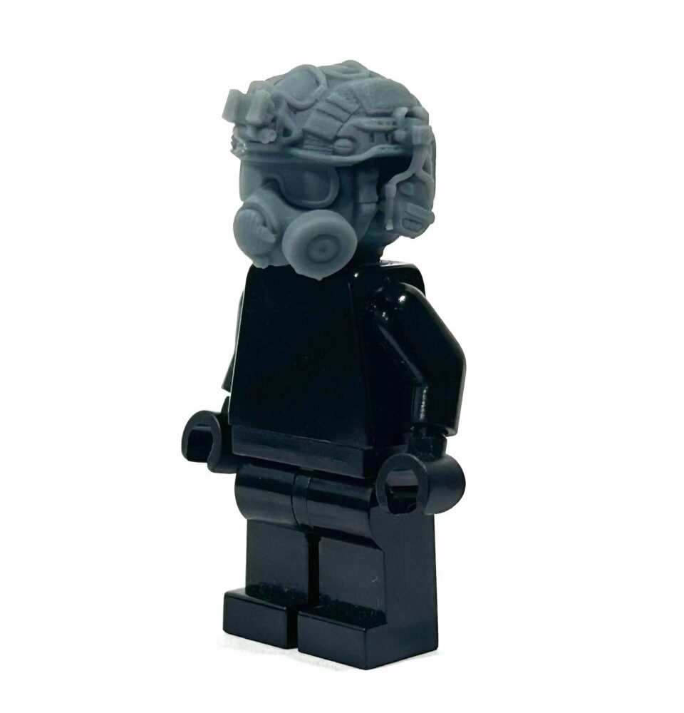 BrickRaidz complete gasmask head v8 for Minifigures