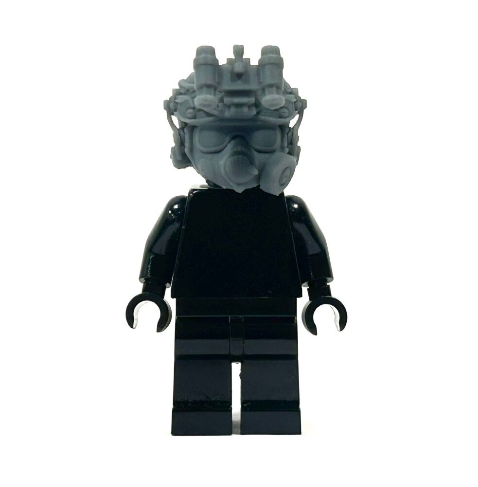 BrickRaidz complete gasmask head v9 for Minifigures