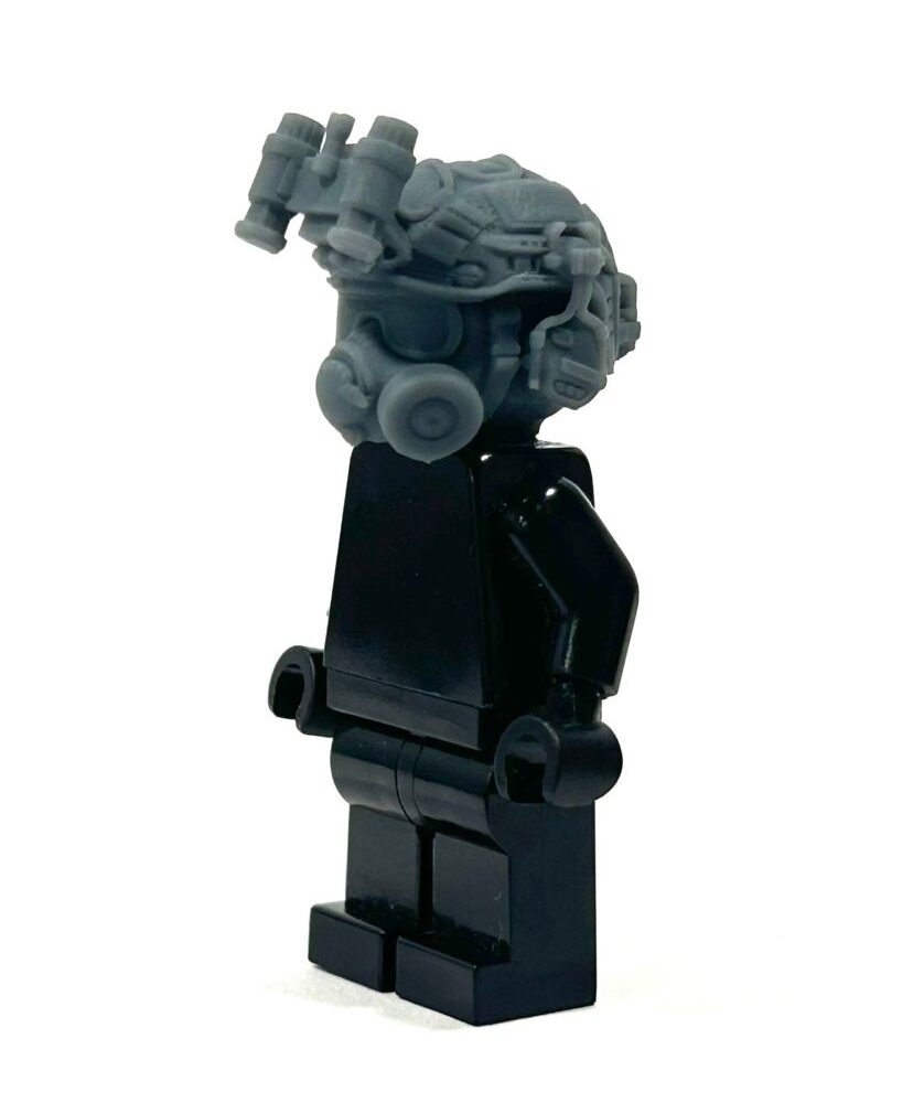 BrickRaidz complete gasmask head v9 for Minifigures