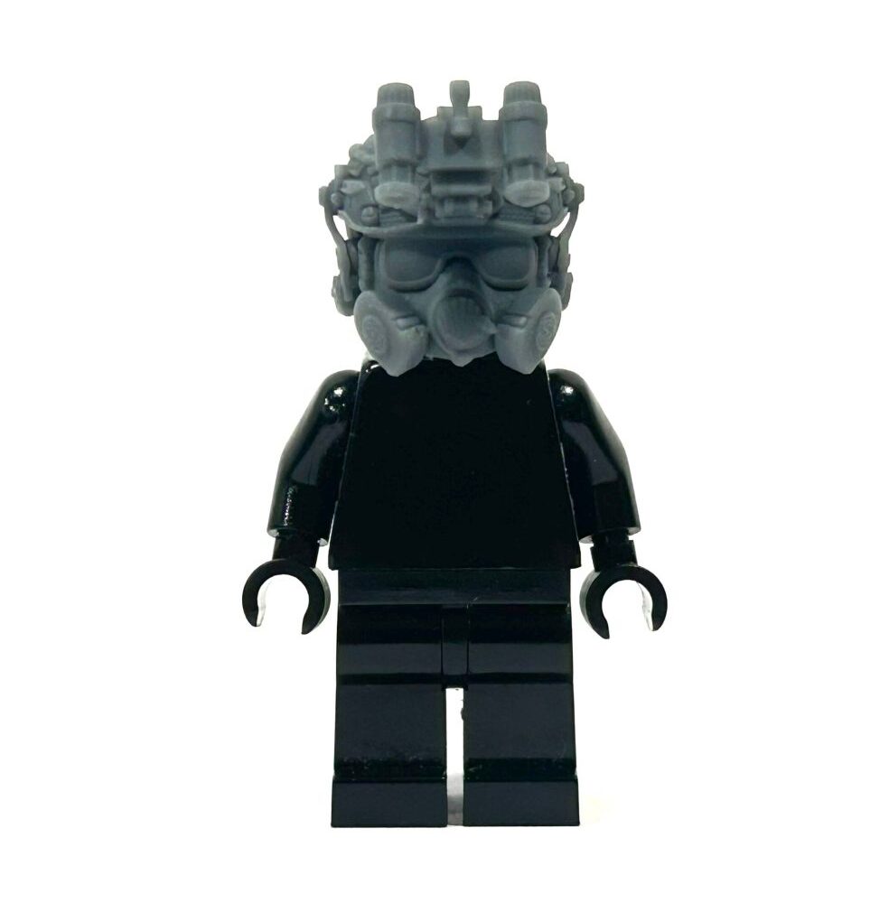 BrickRaidz complete gasmask head v13 for Minifigures