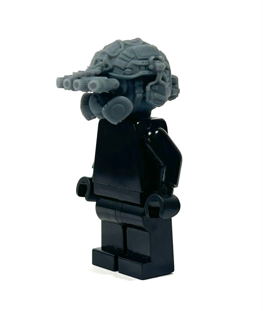 BrickRaidz complete gasmask head v14 for Minifigures