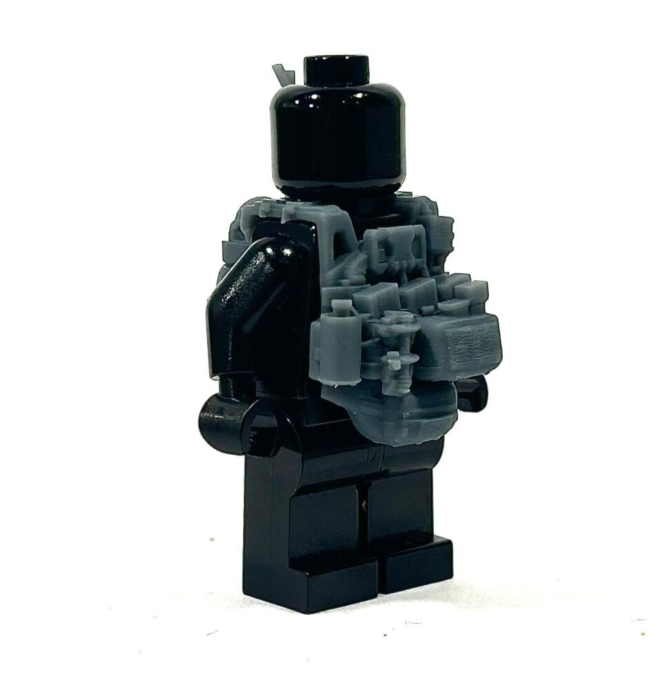 BrickRaidz Tactical DA Plate carrier v6 radio operator for Minifigures