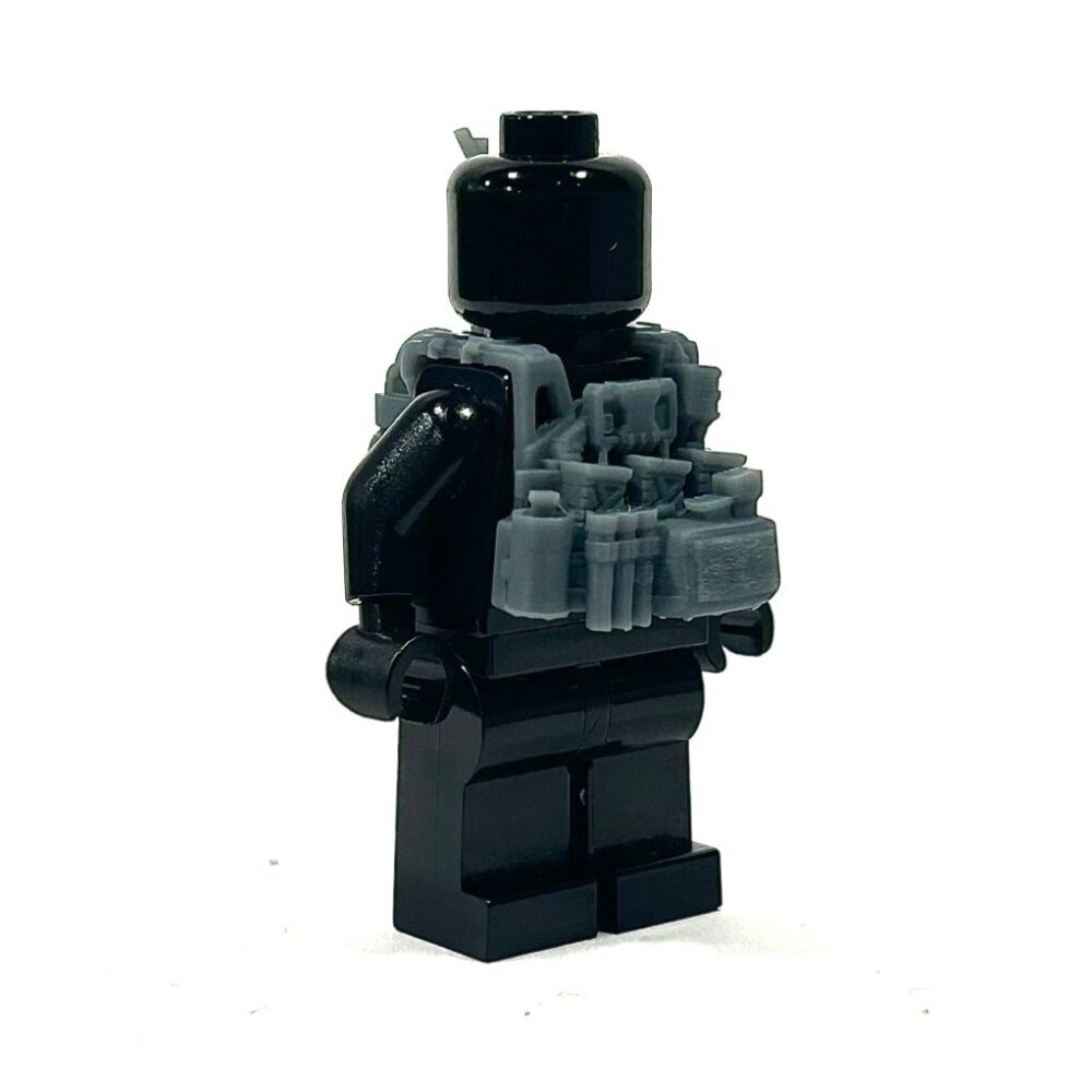 BrickRaidz Tactical DA Plate carrier v7 radio operator for Minifigures