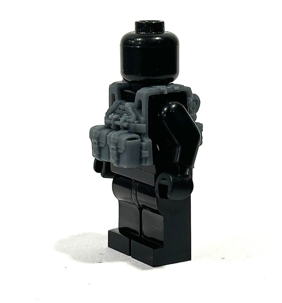 BrickRaidz Tactical DA Plate carrier v8 MG operator for Minifigures