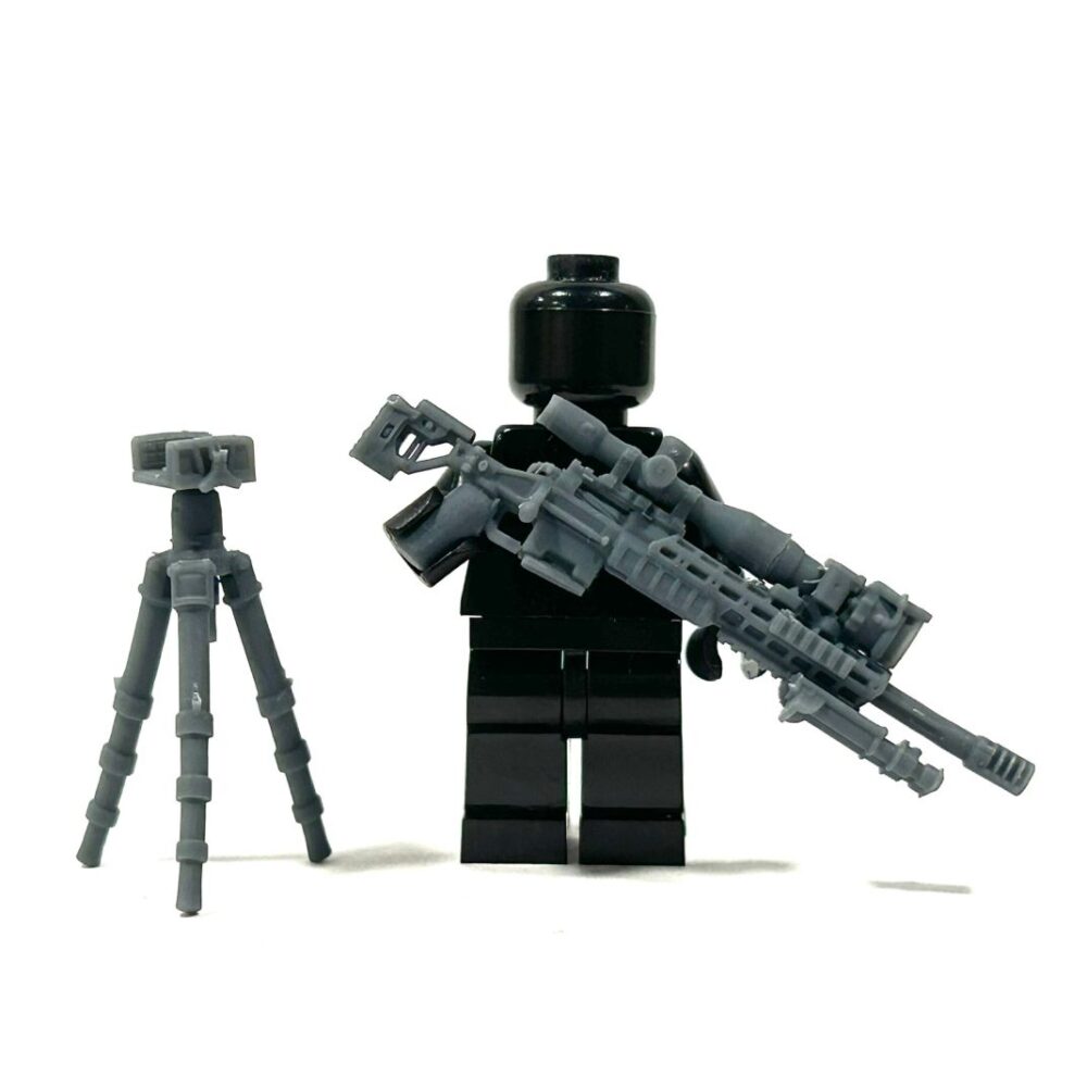 BrickRaidz Sniper Set T5000 Night rifle / Tripod for Minifigures
