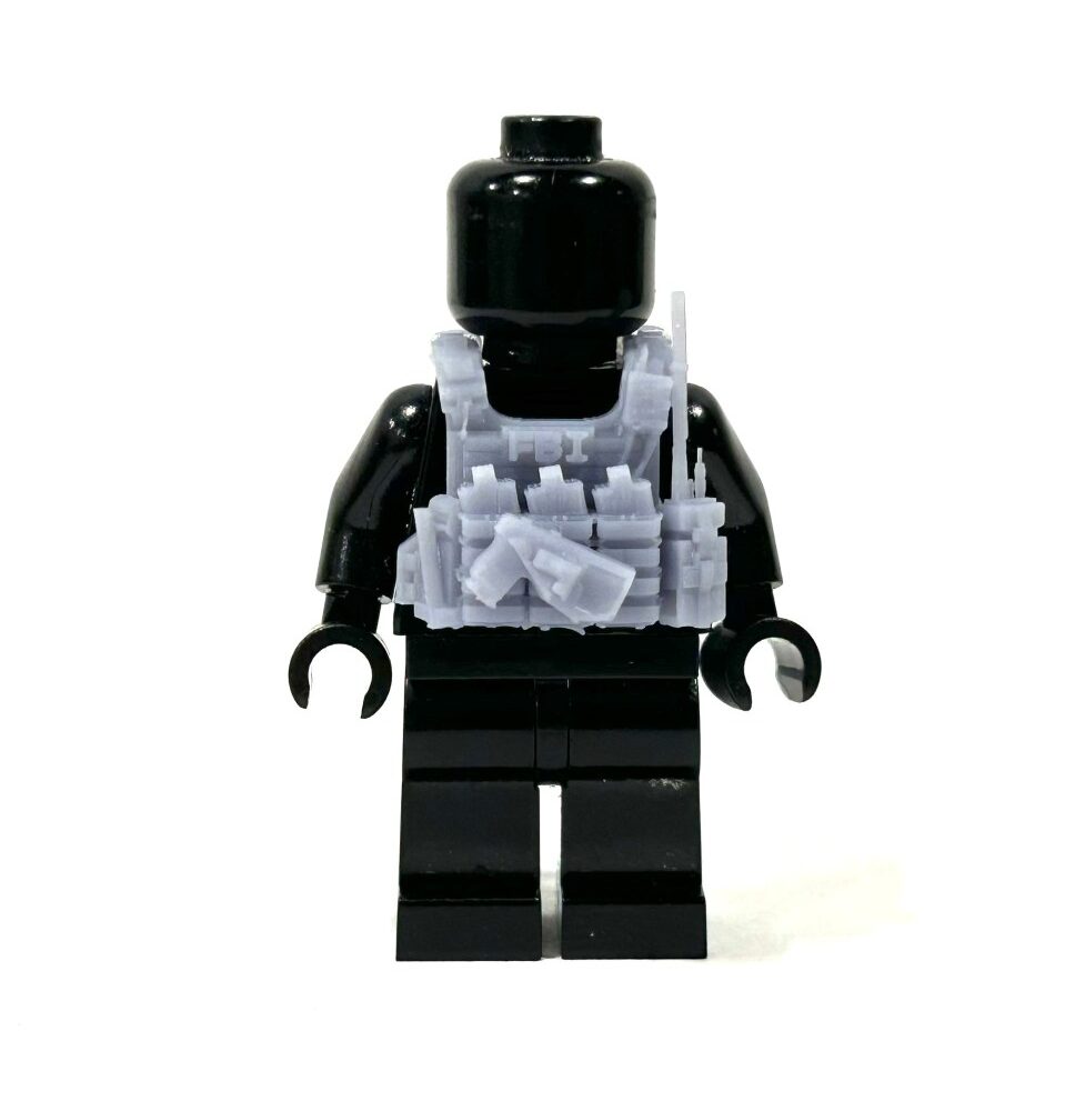 BrickRaidz Tactical Vest FBI v3 for Minifigures