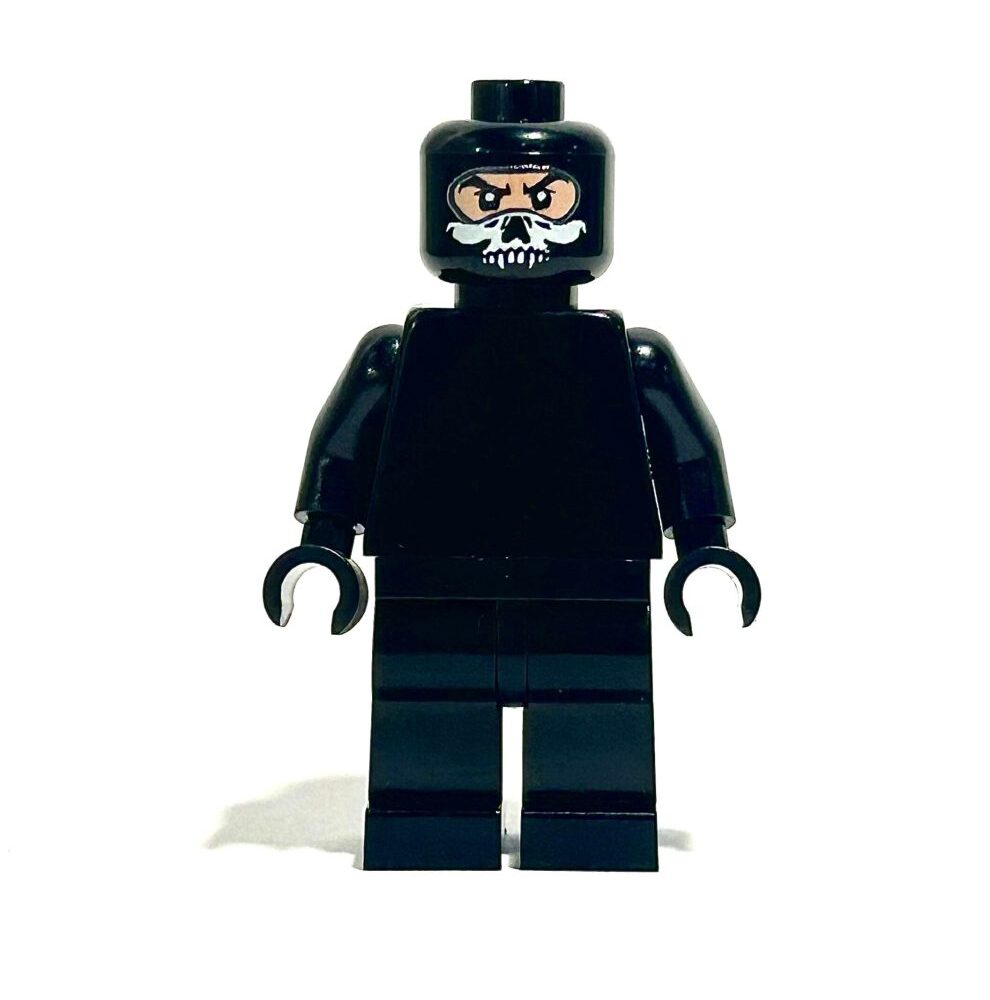 BrickRaidz UV printed Minifig Head Sicario black