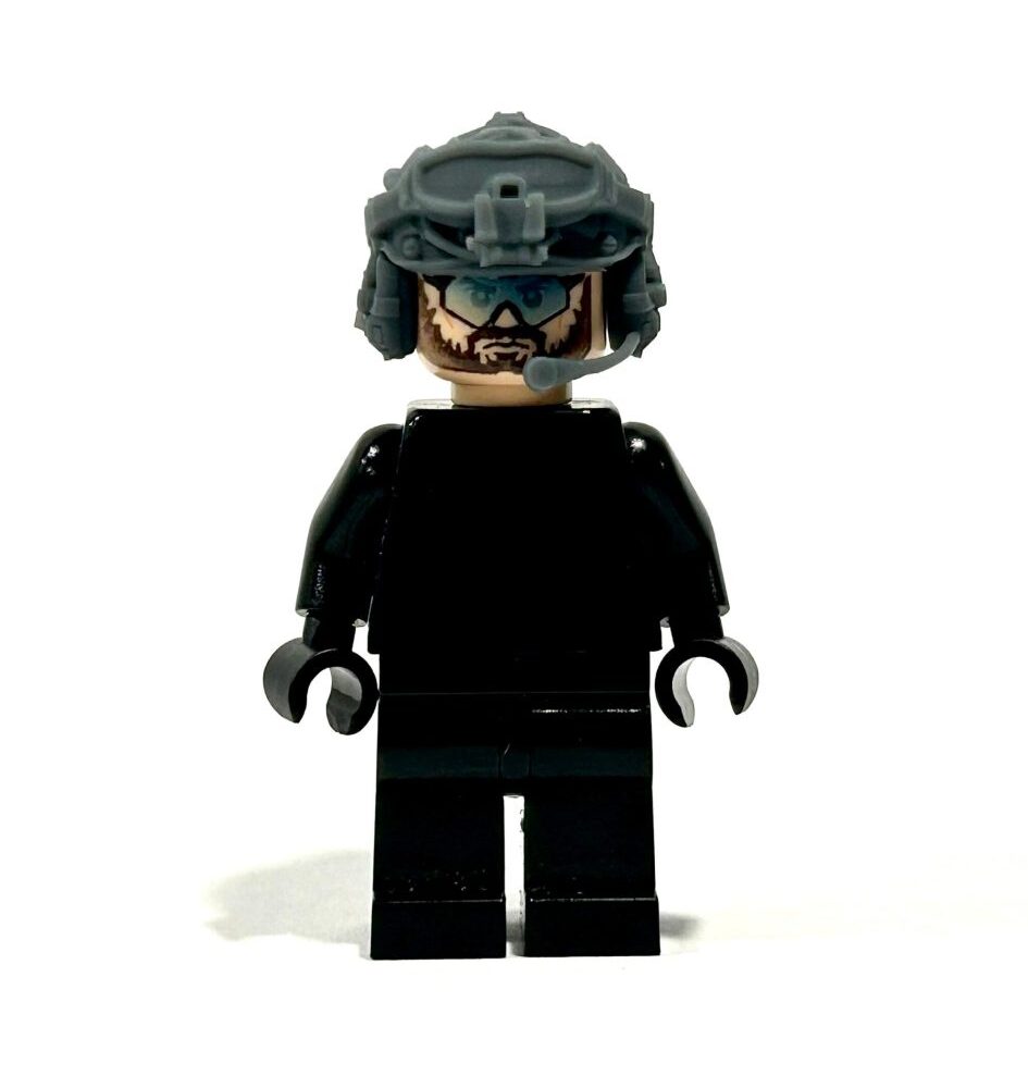 BrickRaidz KSK helmet v8 goggles up for Minifigures
