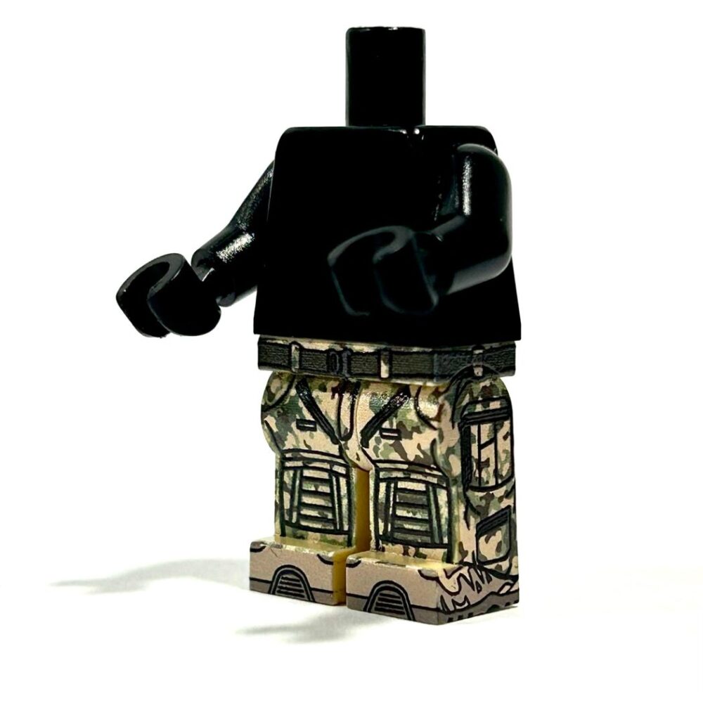 BrickRaidz UV printed Minifig Pants UfP Flecktarn desert camo