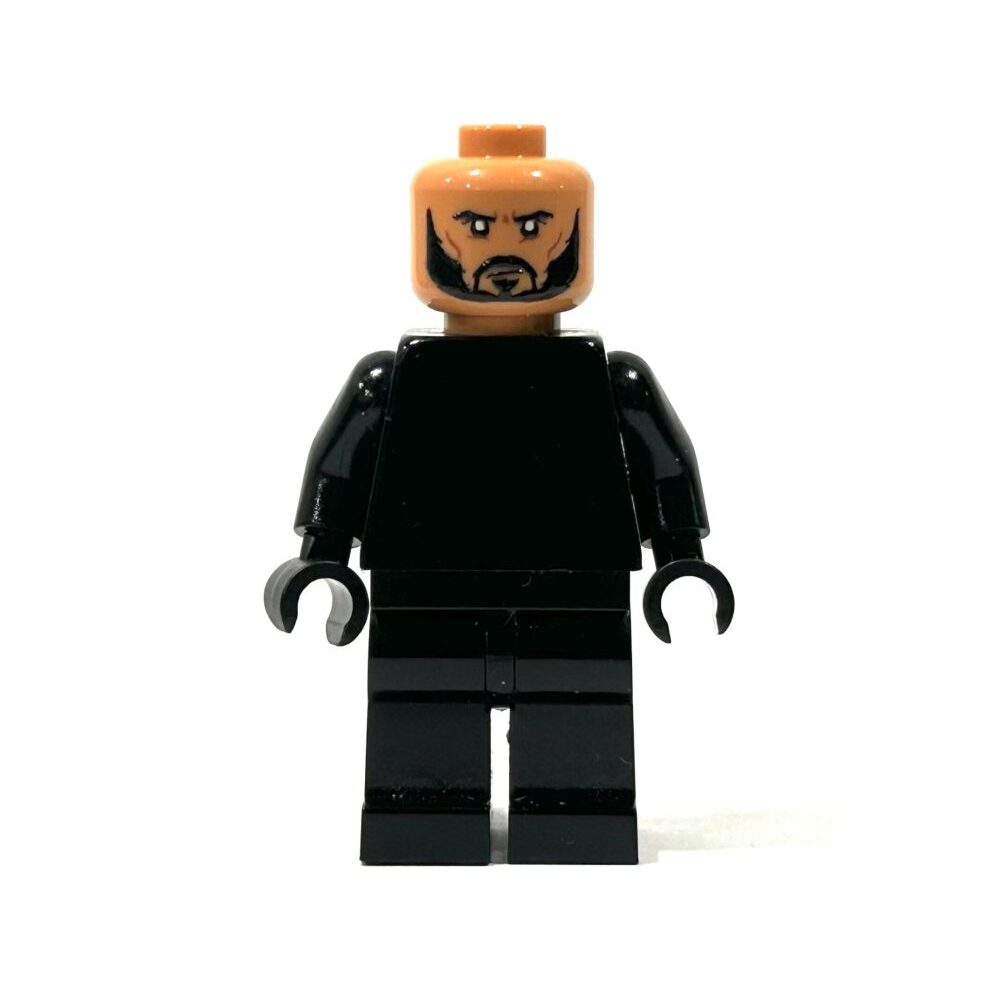 BrickRaidz UV printed Minifig Head Operator v1 Nougat