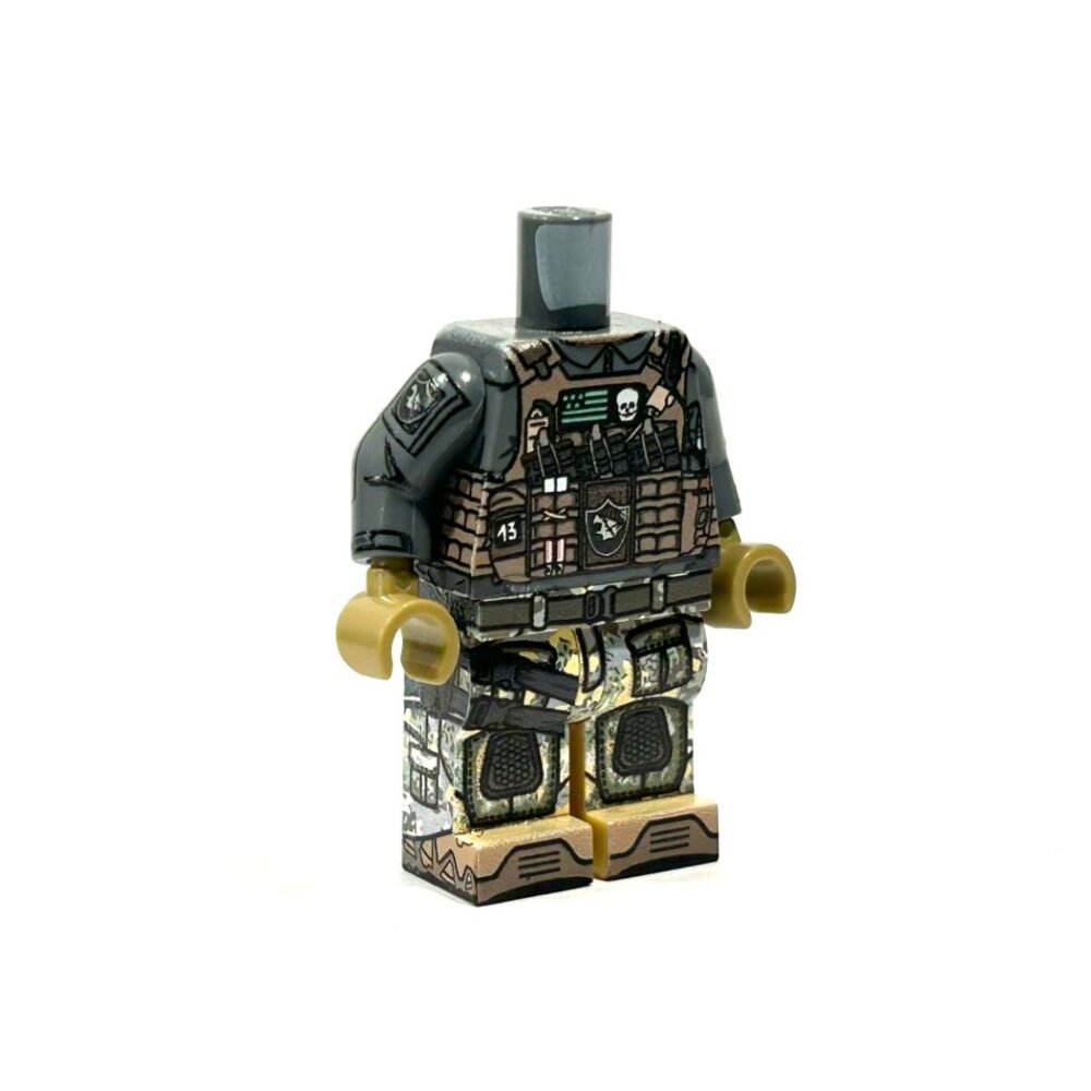 BrickRaidz UV printed (360) Minifigures US Secret Service Hammer Team Operator