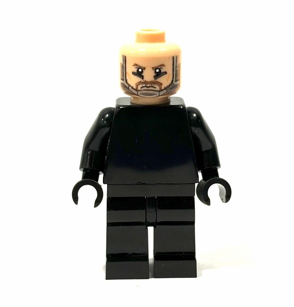 BrickRaidz UV printed Minifig Head Operator with strap and black lines