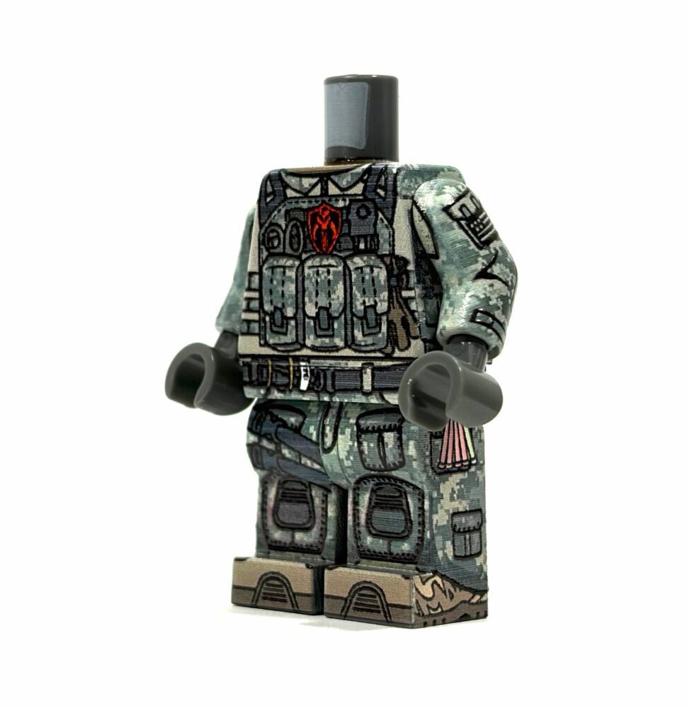 BrickRaidz UV printed Minifigures ACU Camo