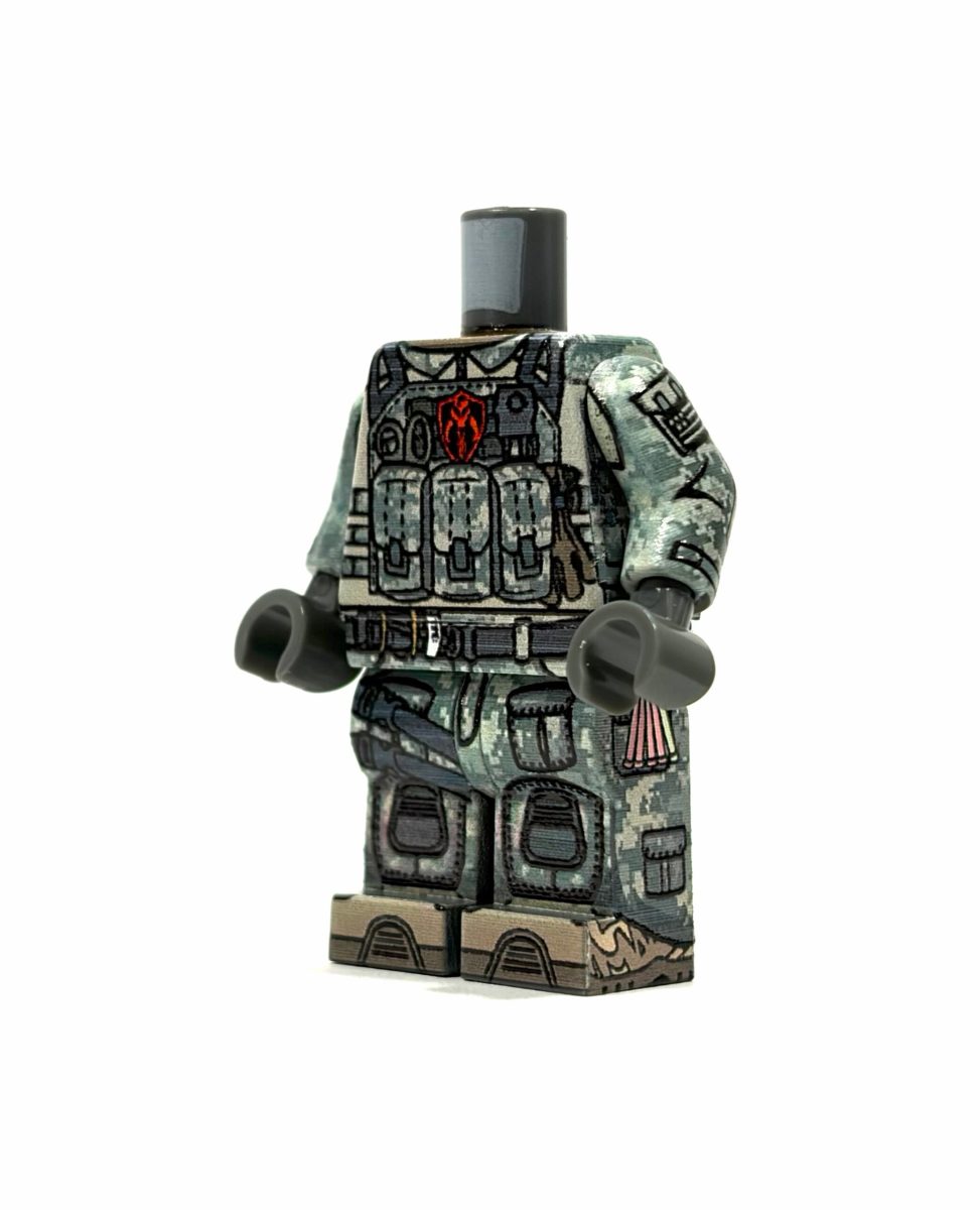 BrickRaidz UV printed Minifigures ACU Camo