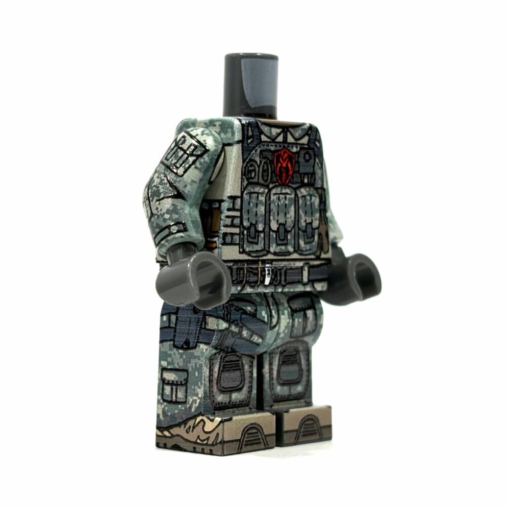 BrickRaidz UV printed Minifigures ACU Camo