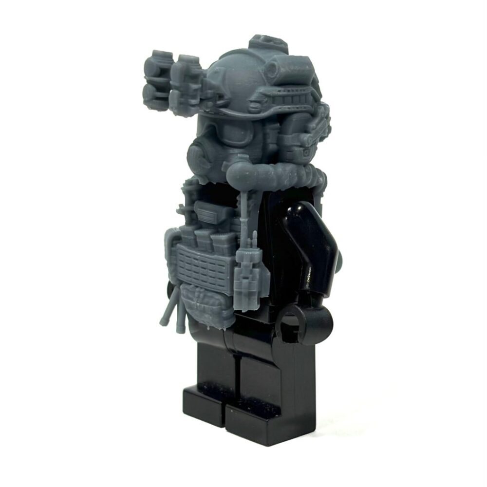 BrickRaidz complete gasmask head v15 inkl vest for Minifigures BrickRaidz complete gasmask head v15 inkl vest for Minifigures