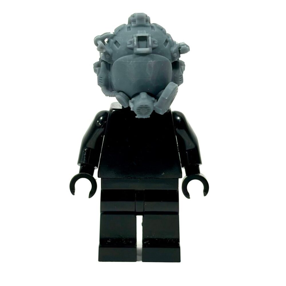 BrickRaidz complete gasmask head RE9 v1 for Minifigures