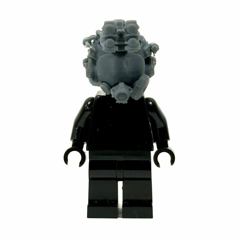 BrickRaidz complete gasmask head RE9 v2 for Minifigures