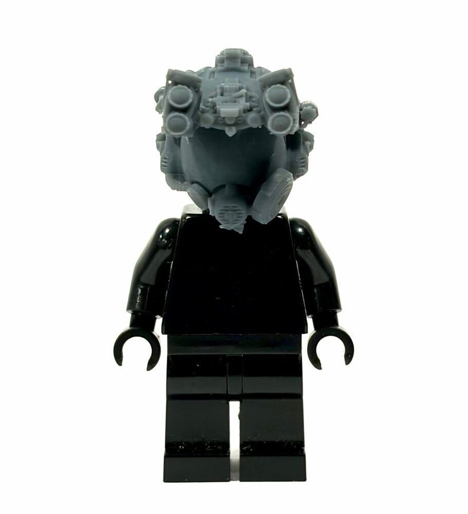 BrickRaidz complete gasmask head RE9 v4 for Minifigures